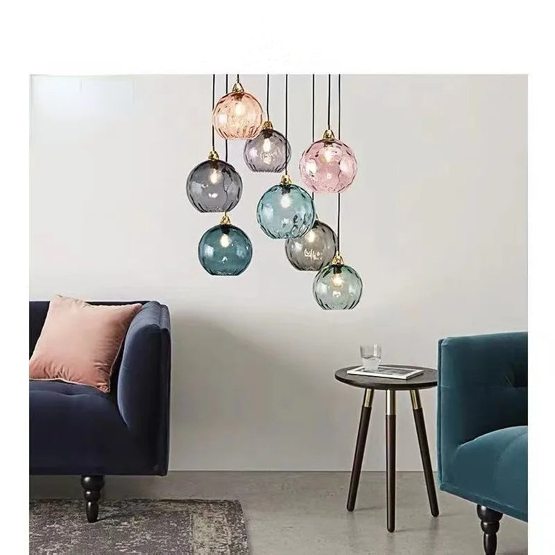 HelderBol - Glazen Bol Hanglamp voor een Stijlvolle Verlichting-2