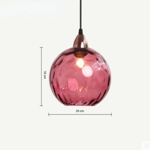 HelderBol - Glazen Bol Hanglamp voor een Stijlvolle Verlichting-1