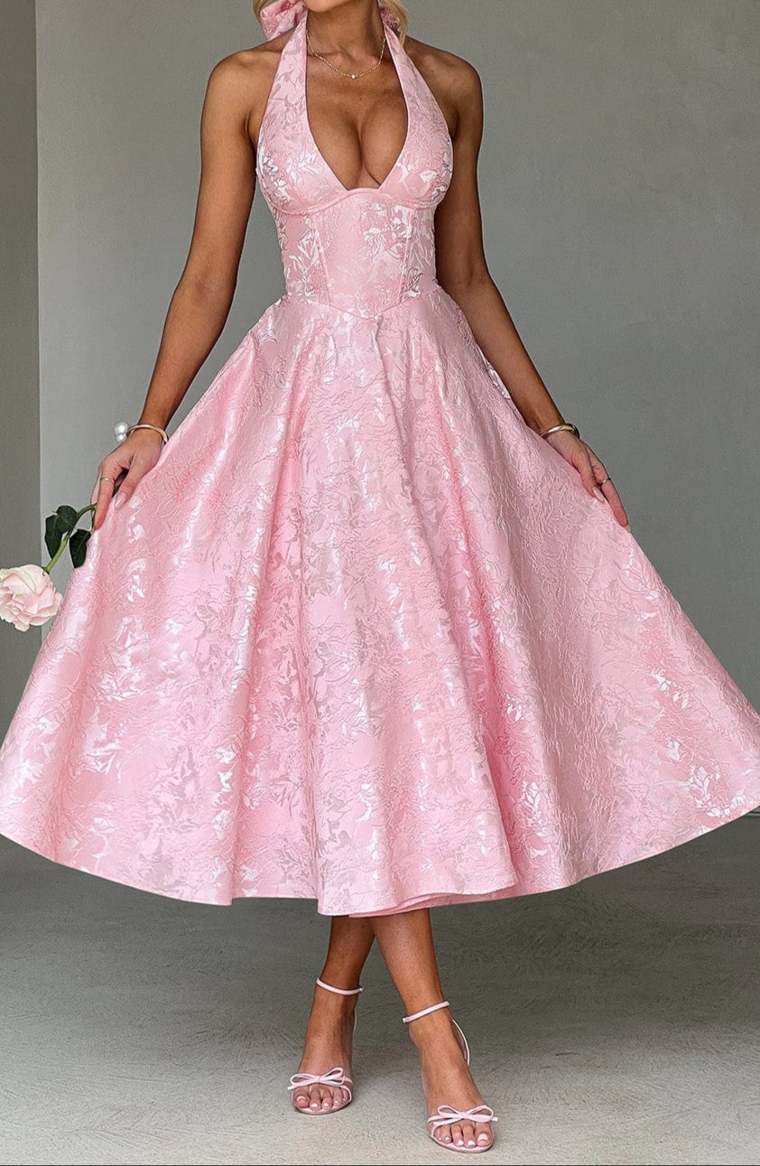 Helena Midi-jurk - Blush 0