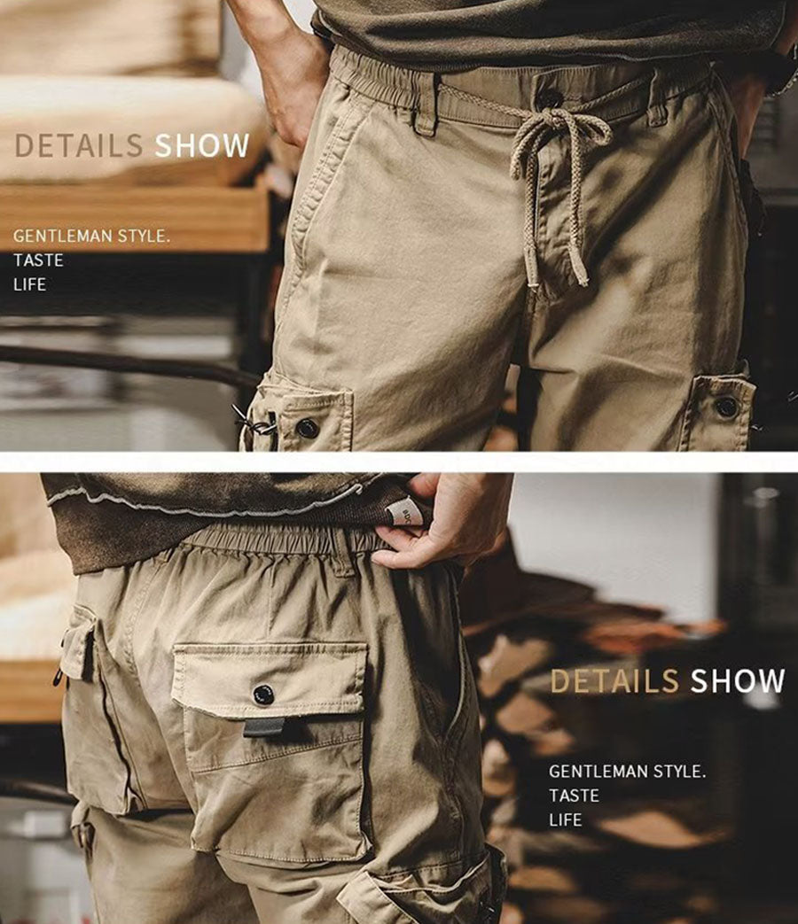 Heren Cargo Broek Katoen Relaxed Fit 5