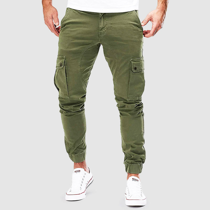 Heren Cargo Broek Slim Fit Katoenmix 1