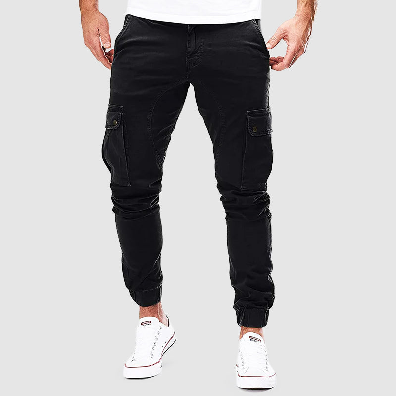 Heren Cargo Broek Slim Fit Katoenmix 2