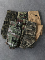 Heren Cargo Jogger Broek Katoen Camouflage 3