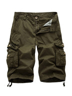 Heren Cargo Shorts Katoen Met Grote Zakken 0
