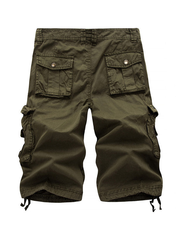 Heren Cargo Shorts Katoen Met Grote Zakken 1