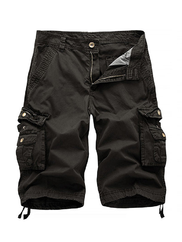 Heren Cargo Shorts Katoen Met Grote Zakken 5