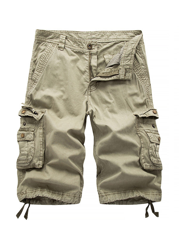 Heren Cargo Shorts Katoen Met Grote Zakken 6