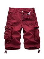 Heren Cargo Shorts Katoen Met Grote Zakken 7