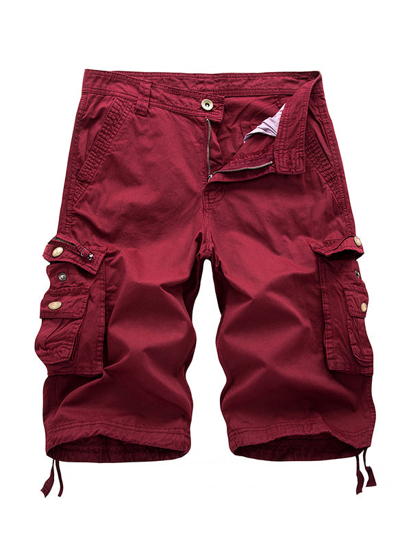 Heren Cargo Shorts Katoen Met Grote Zakken 7