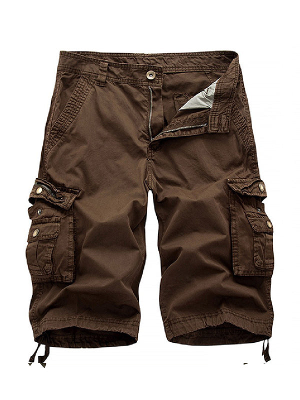 Heren Cargo Shorts Katoen Met Grote Zakken 8