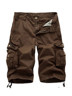Heren Cargo Shorts Katoen Met Grote Zakken 8