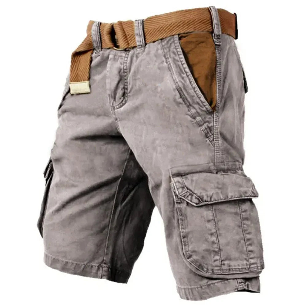 Heren Cargo Shorts Katoen Vintage Ademend 1