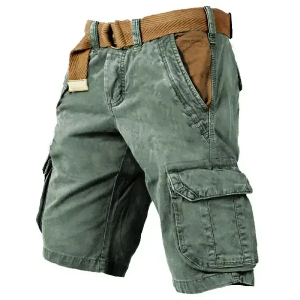 Heren Cargo Shorts Katoen Vintage Ademend 5