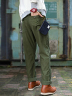 Heren Casual Rechte Broek Katoen 1