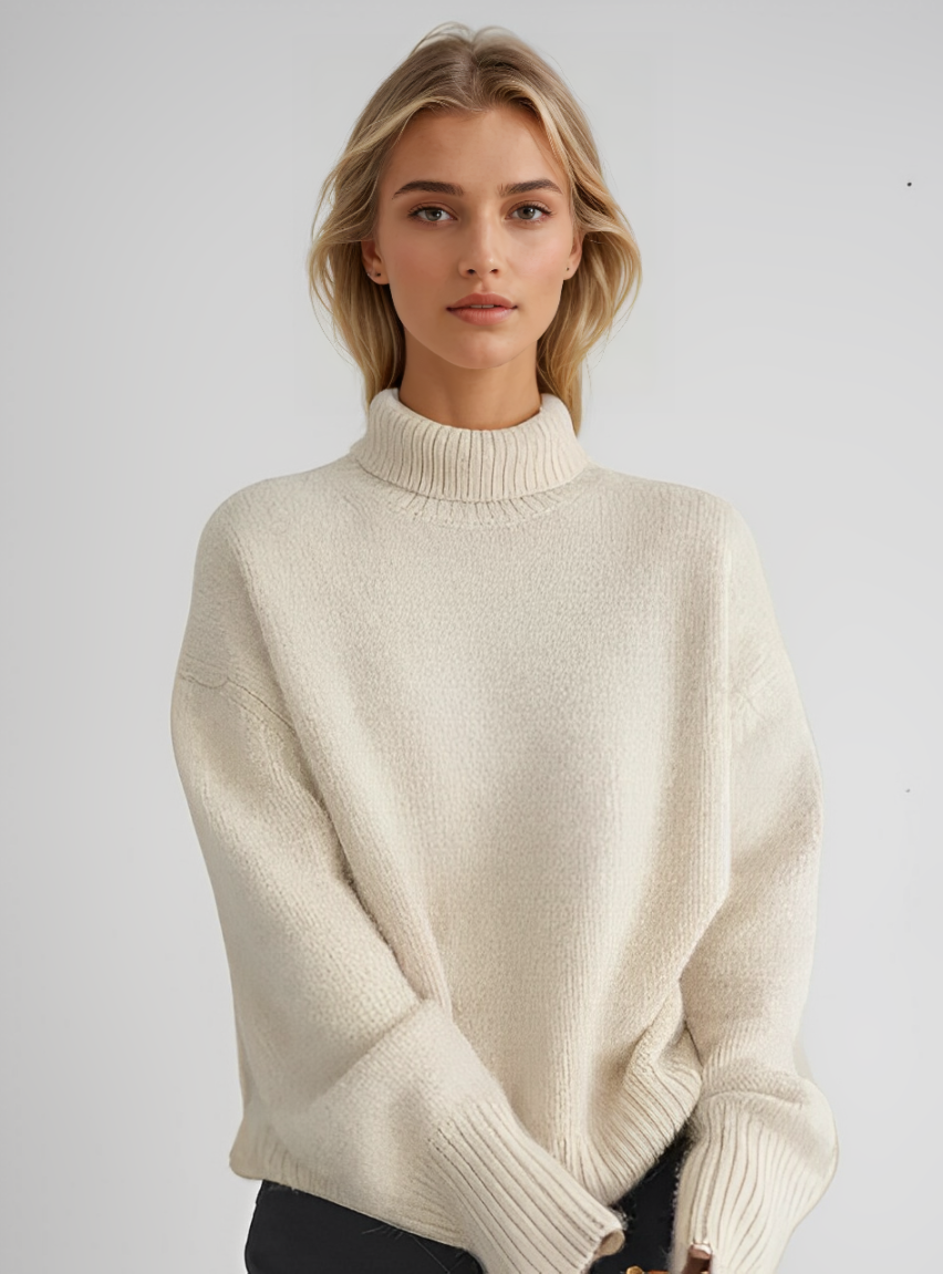 Heren Coltrui Wol Luxe Rollkragenpullover 0
