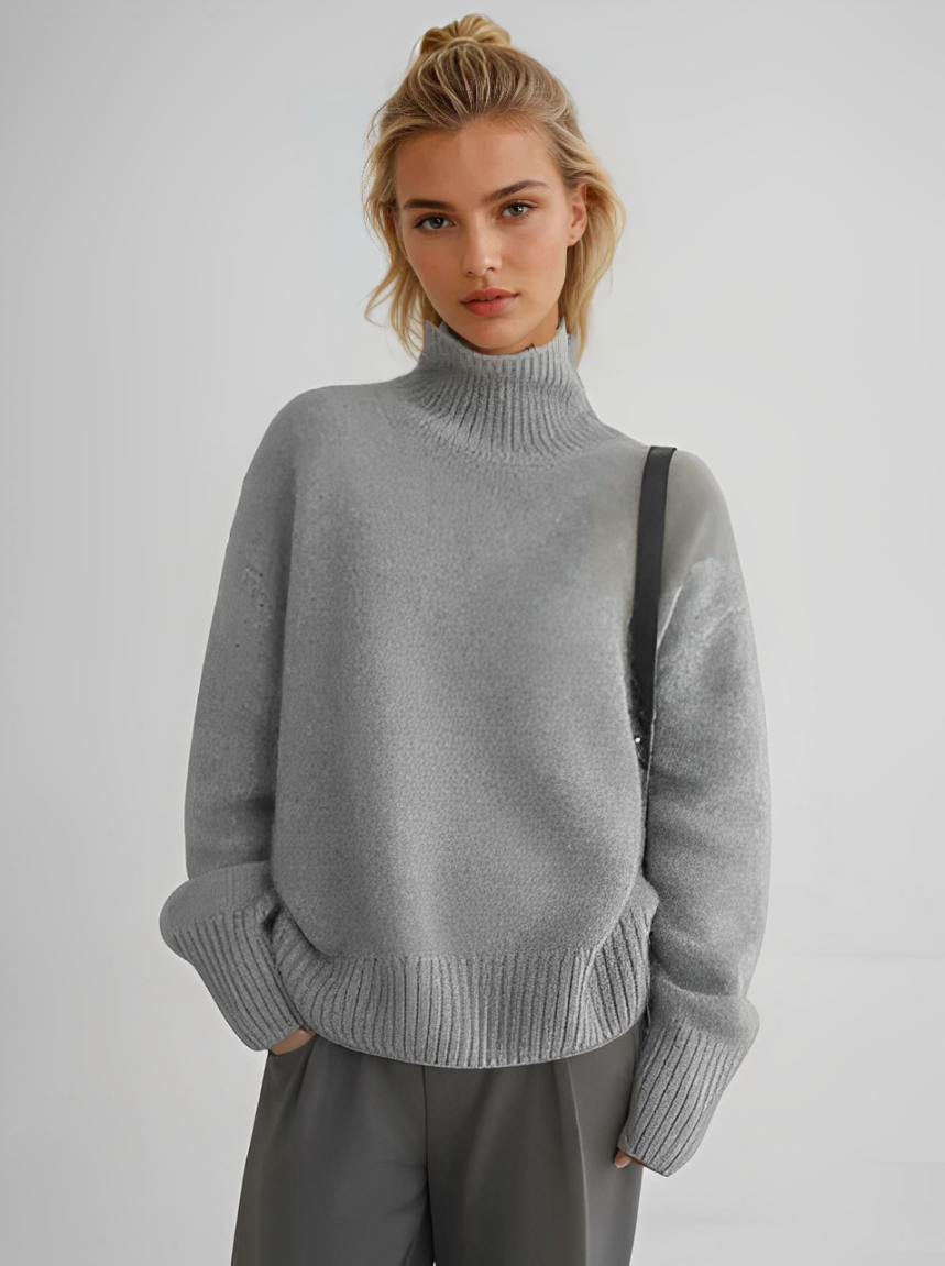 Heren Coltrui Wol Luxe Rollkragenpullover 1