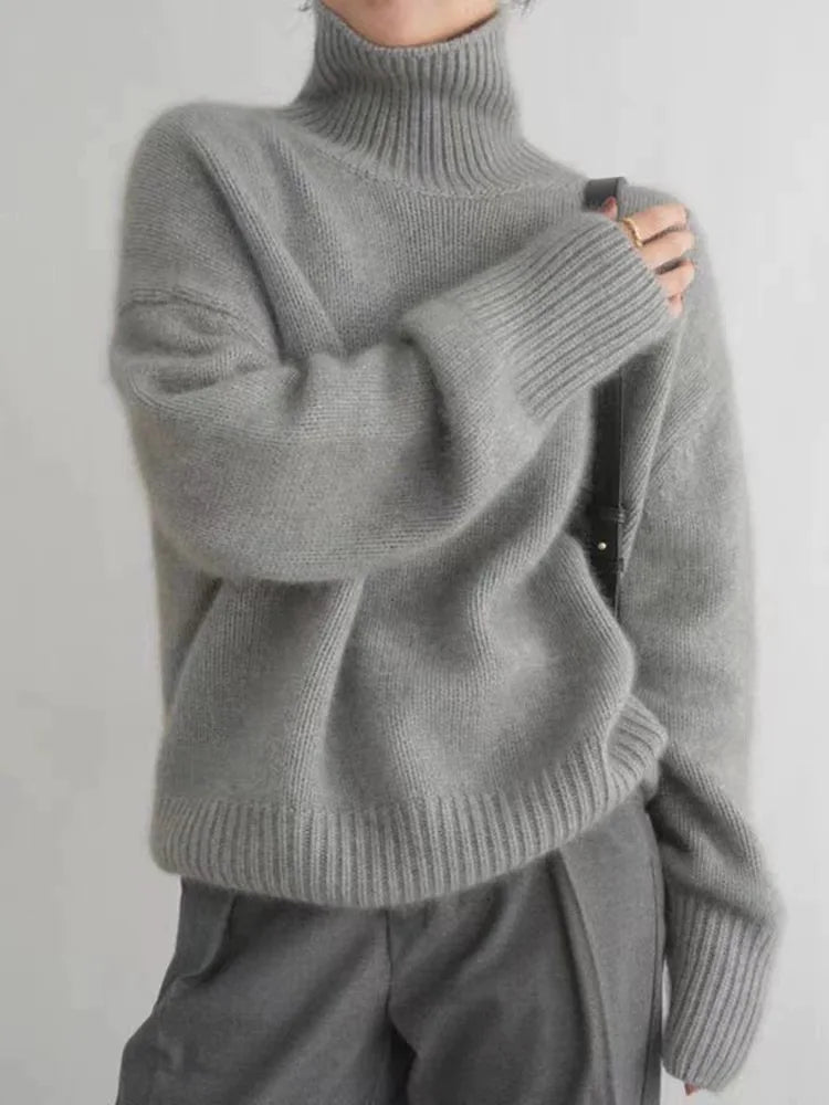 Heren Coltrui Wol Luxe Rollkragenpullover 4