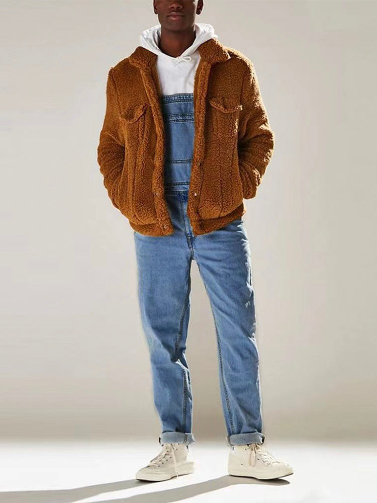Heren Denim Overalls Katoenmix Slim Fit 2