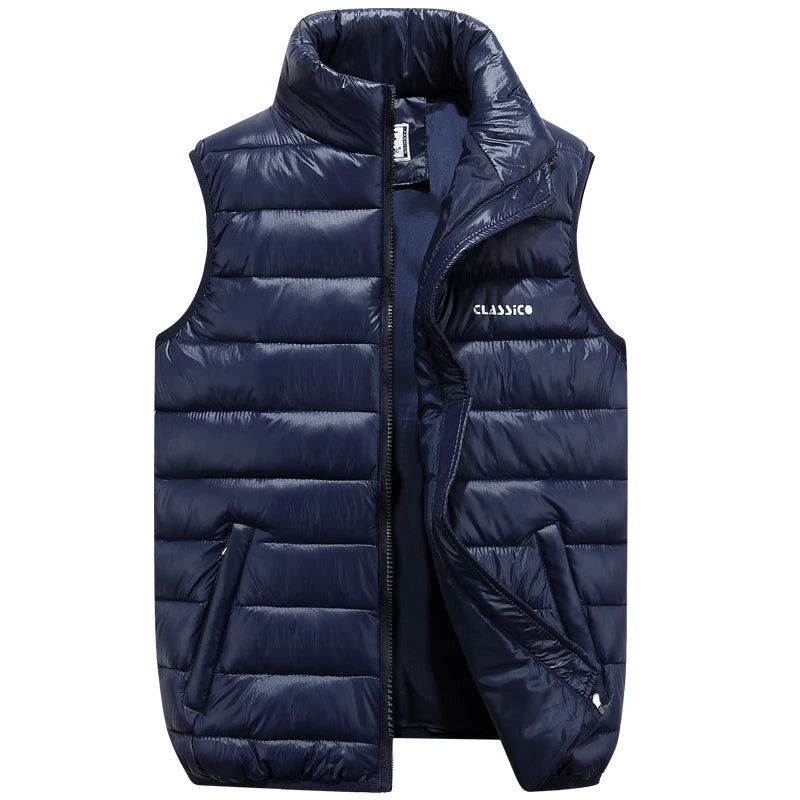 Heren Donsvest Polyester Klassiek 0