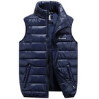 Heren Donsvest Polyester Klassiek 0