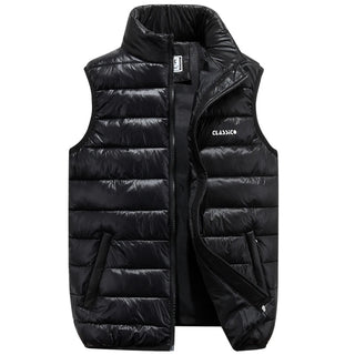 Heren Donsvest Polyester Klassiek 1