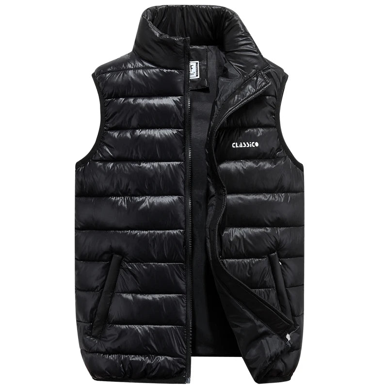 Heren Donsvest Polyester Klassiek 1