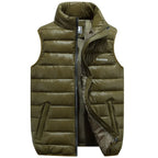 Heren Donsvest Polyester Klassiek 2