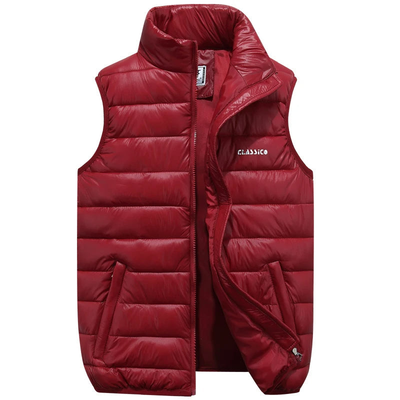 Heren Donsvest Polyester Klassiek 3