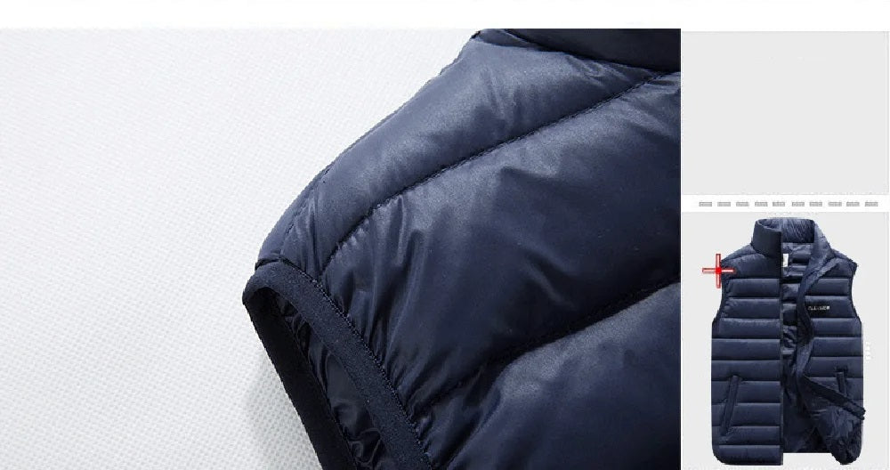 Heren Donsvest Polyester Klassiek 7