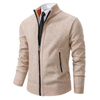 Heren Fleece Vest Slim Fit met Rits 0