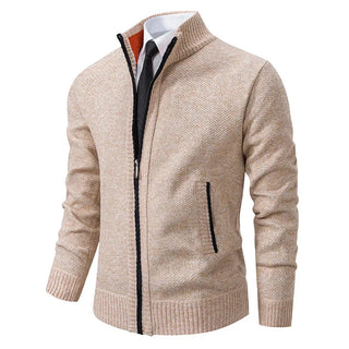Heren Fleece Vest Slim Fit met Rits 0