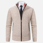 Heren Fleece Vest Slim Fit met Rits 1