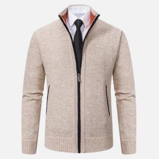 Heren Fleece Vest Slim Fit met Rits 1