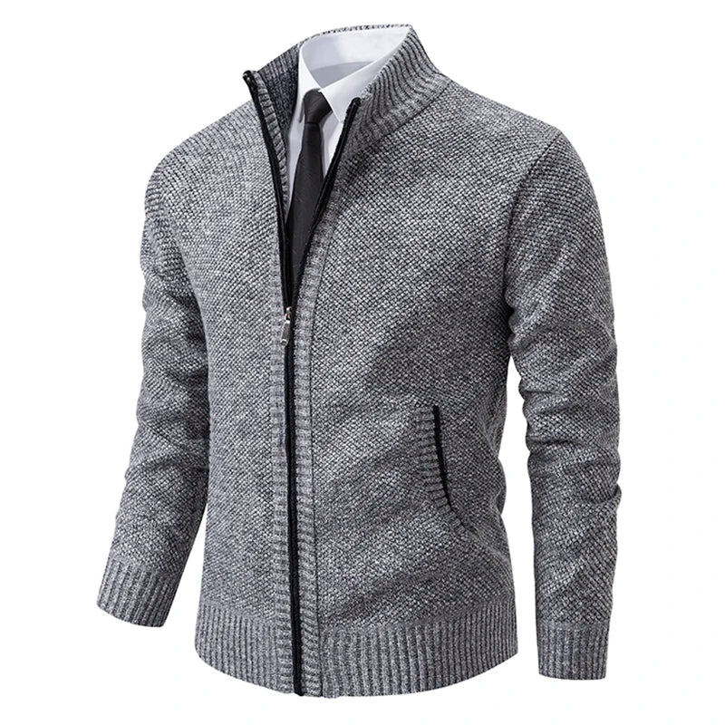 Heren Fleece Vest Slim Fit met Rits 2