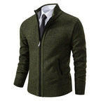Heren Fleece Vest Slim Fit met Rits 4