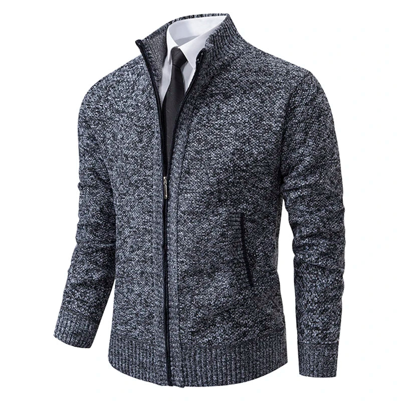 Heren Fleece Vest Slim Fit met Rits 5