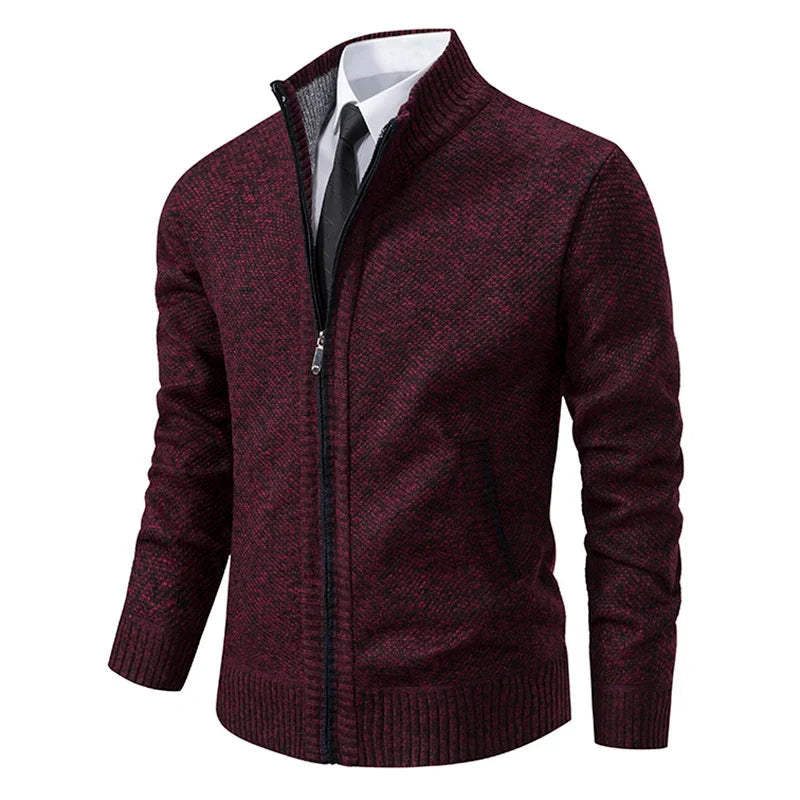 Heren Fleece Vest Slim Fit met Rits 7