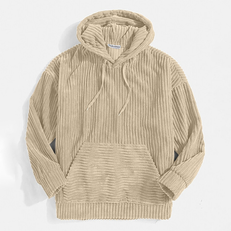 Heren Hoodie Corduroy Luxe Velvetron Katoen 2