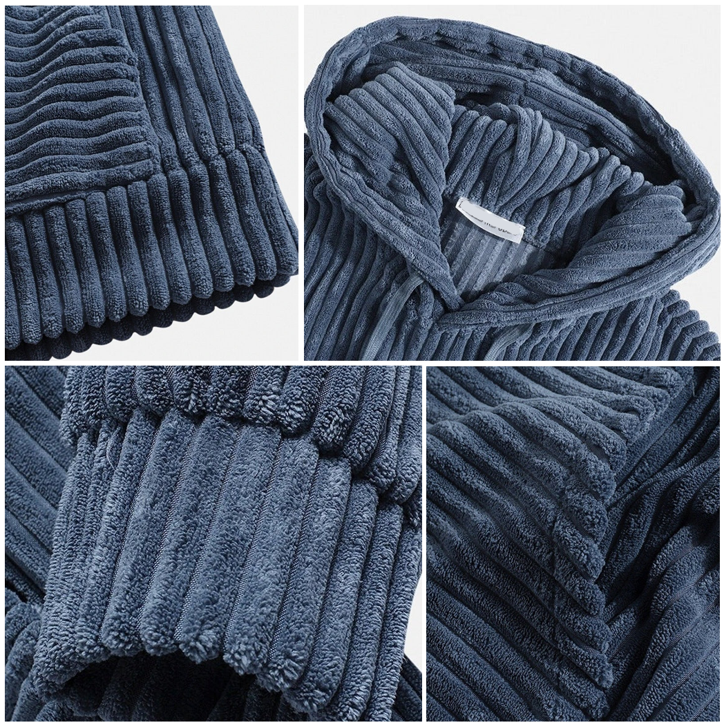 Heren Hoodie Corduroy Luxe Velvetron Katoen 4
