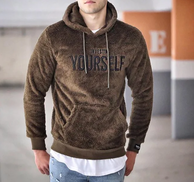 Heren Hoodie Katoen Comfortabel en Warm 4