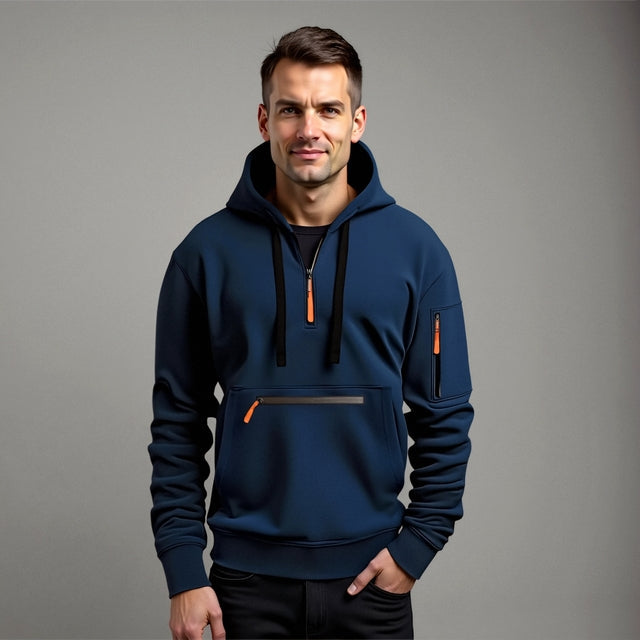 Heren Hoodie Katoen Lichtgewicht Comfortabel 0