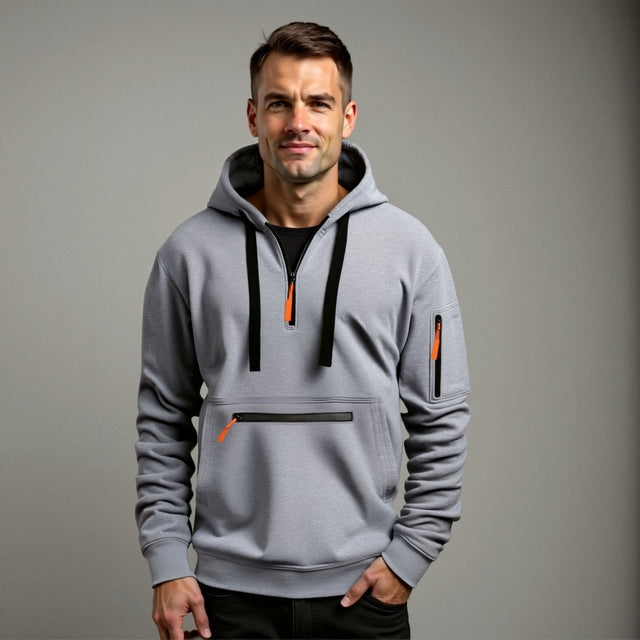 Heren Hoodie Katoen Lichtgewicht Comfortabel 1