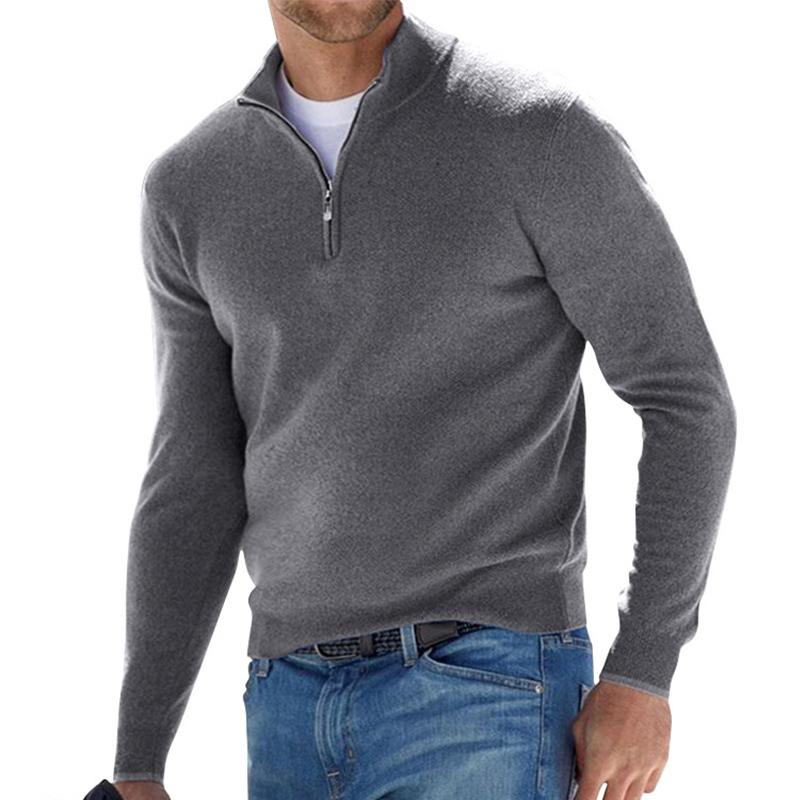 Heren Hoodie Katoen Met Rits Normale Pasvorm 4