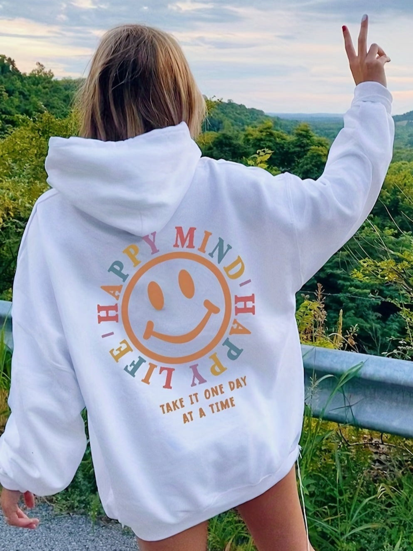 Heren Hoodie Katoen Met Statement Slogan 0
