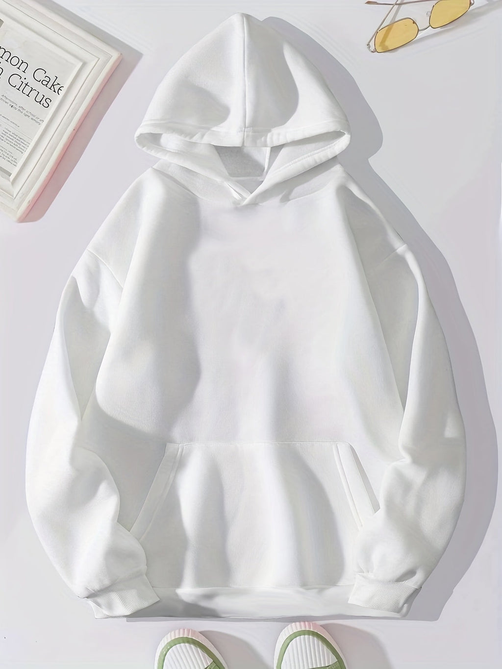 Heren Hoodie Katoen Met Statement Slogan 2