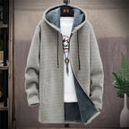Heren Hoodie Katoen Rits Warm Fleece 4