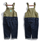 Heren Overalls Katoen Kleurblok Casual Oversized 3