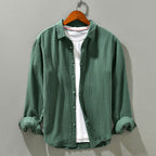 Heren Overhemd Katoen Relaxed Fit Comfortabel 1