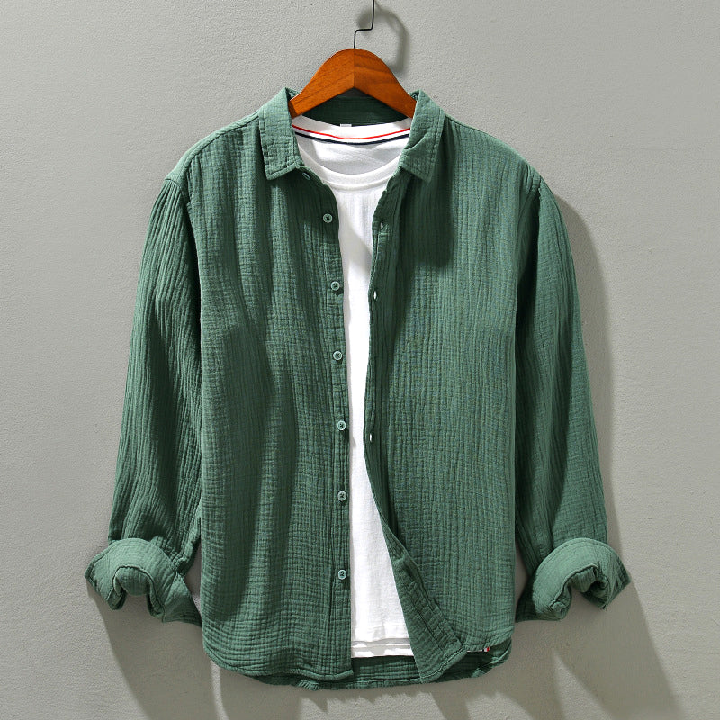 Heren Overhemd Katoen Relaxed Fit Comfortabel 1