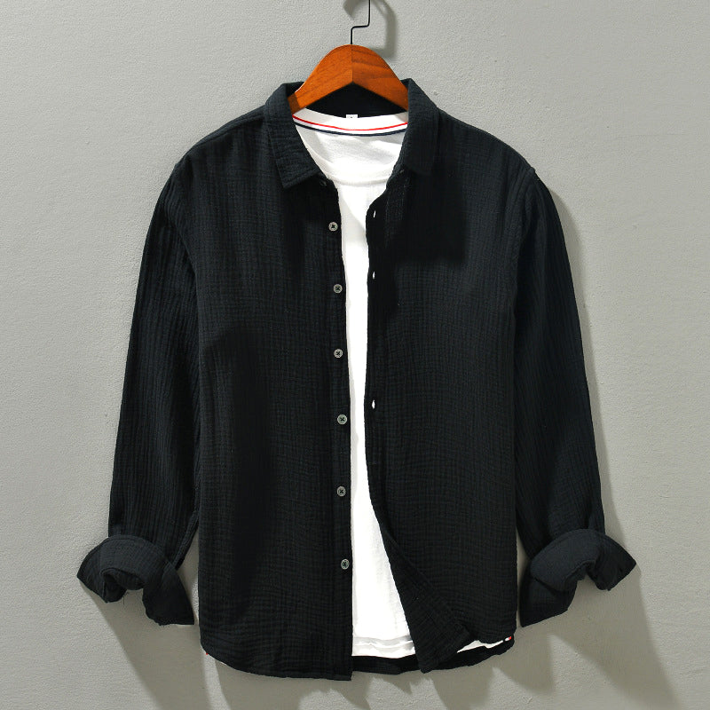 Heren Overhemd Katoen Relaxed Fit Comfortabel 3